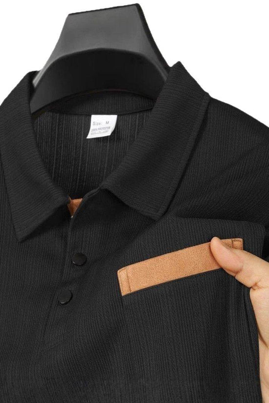 Polo à manches longues à manches longues pour hommes - Droxev
