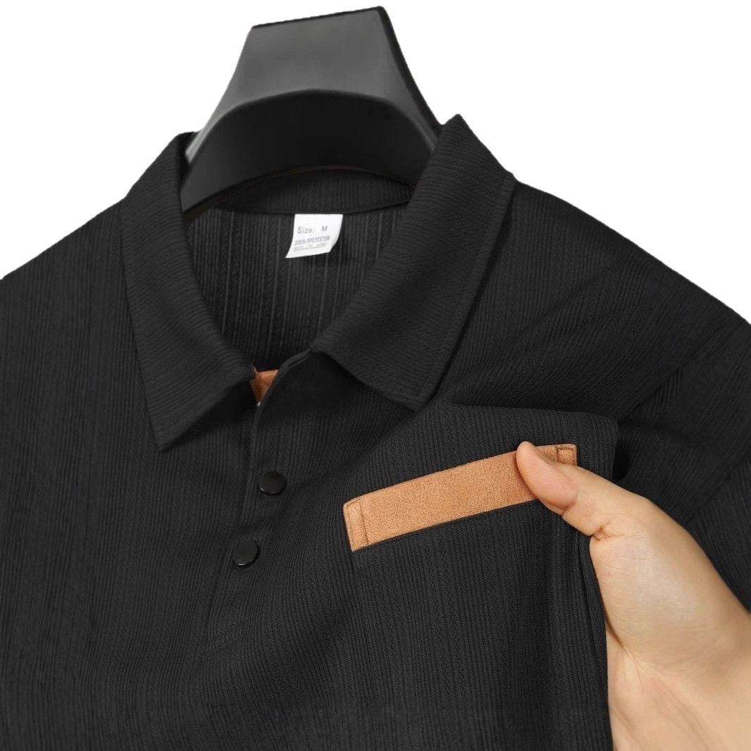 Polo à manches longues à manches longues pour hommes - Droxev