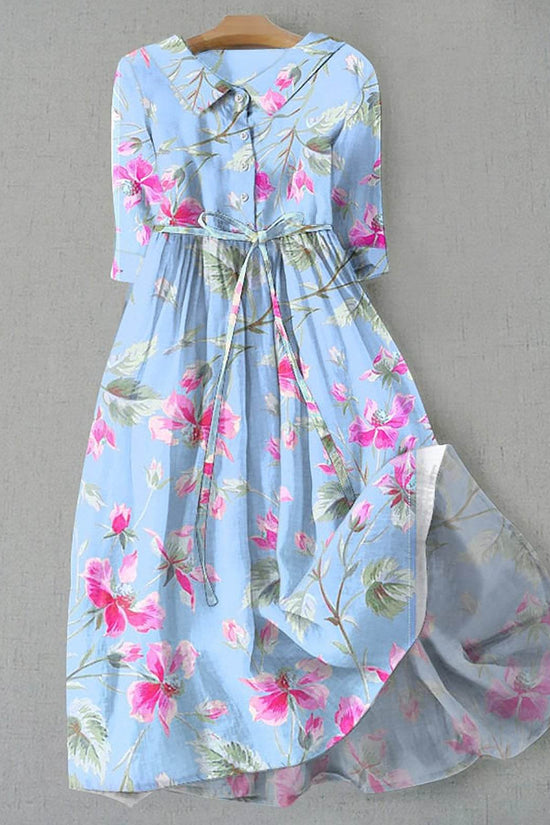 Robe imprimée bohème personnalisée pour femme - Droxev