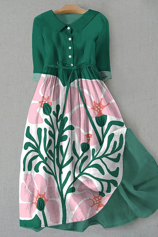 Robe imprimée bohème personnalisée pour femme - Droxev
