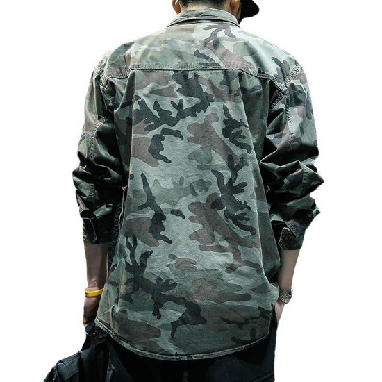 Veste Chemise Camouflage à Manches Longues pour Homme | droxev - Droxev