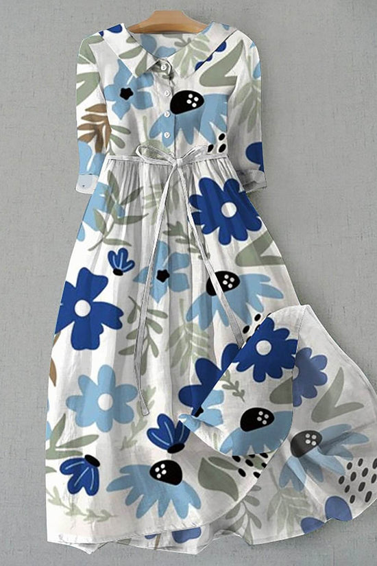 Robe imprimée bohème personnalisée pour femme - Droxev