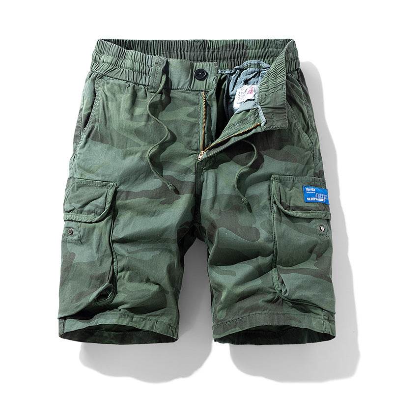 Camouflage Nouveaux Vêtements de Travail Shorts de Sport Hommes - Droxev