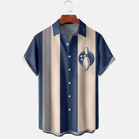 Meilleure chemise de bowling pour homme, impression numérique 3D - Droxev