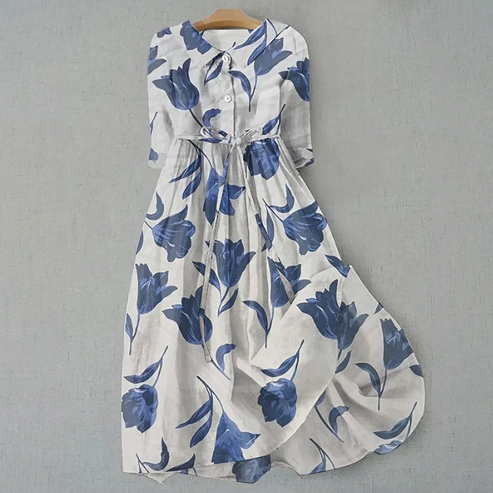 Robe imprimée bohème personnalisée pour femme
