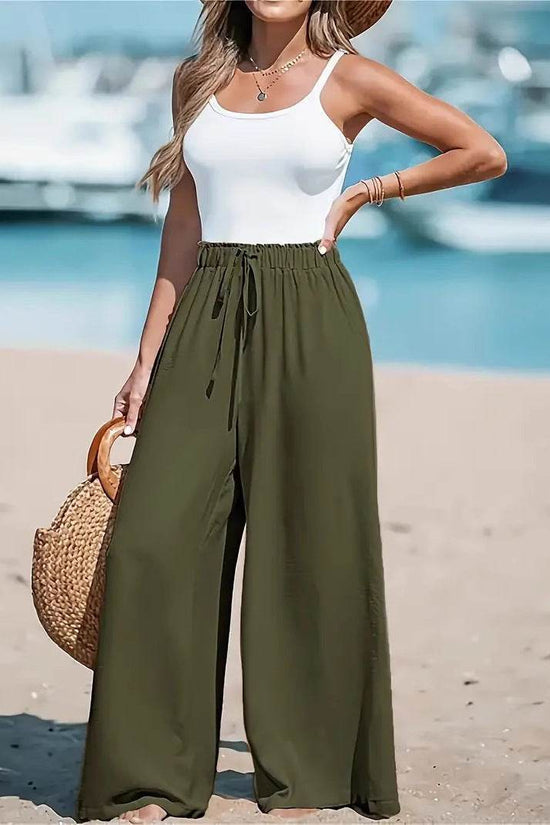 Pantalon large décontracté et ample - Droxev