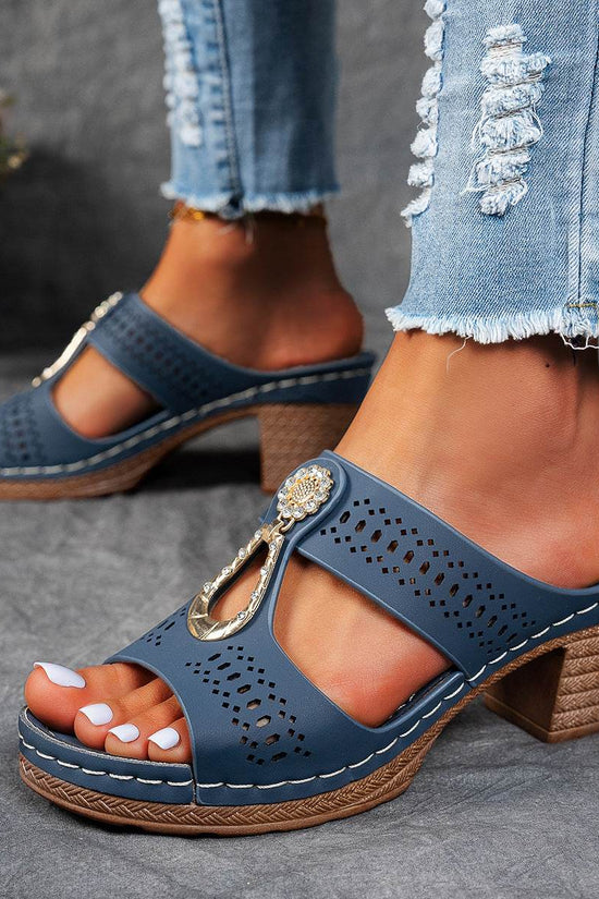 Chaussures à strass pour mère d'âge moyen - Droxev