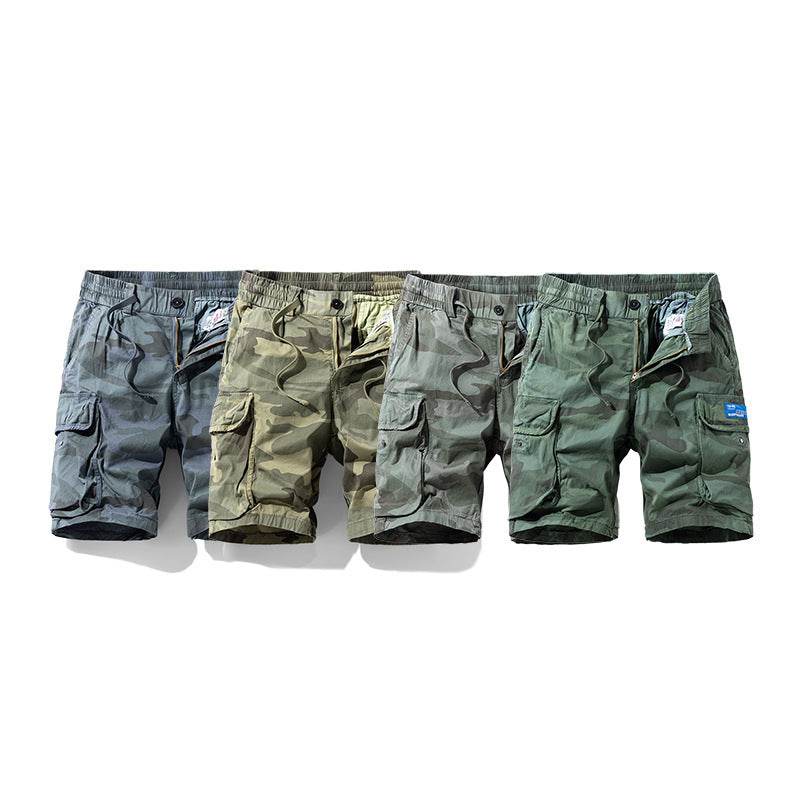 Camouflage Nouveaux Vêtements de Travail Shorts de Sport Hommes - Droxev