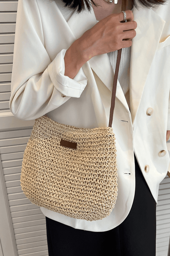 Sac Cabas en Paille Design Unique - Droxev