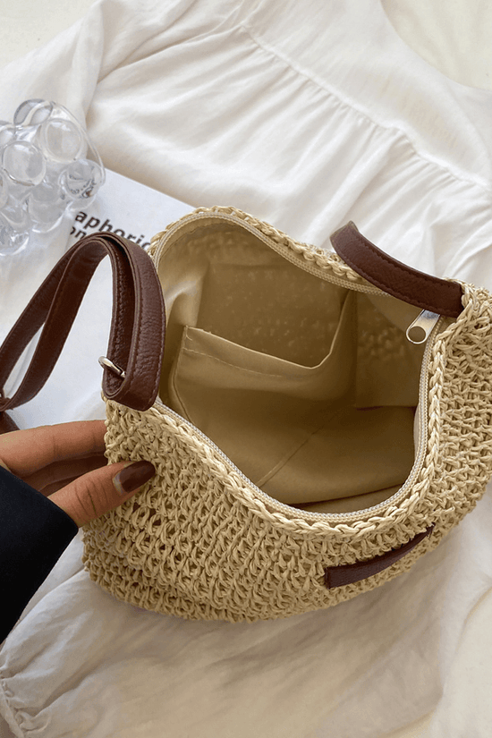 Sac Cabas en Paille Design Unique - Droxev
