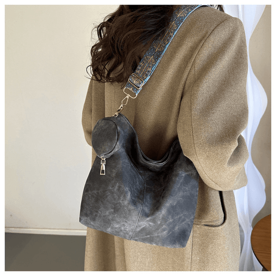 Sac Épaule Vintage à Grande Capacité - Droxev
