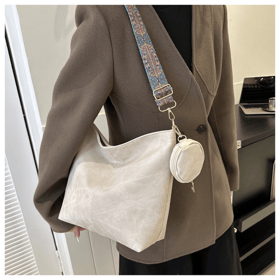 Sac Épaule Vintage à Grande Capacité - Droxev