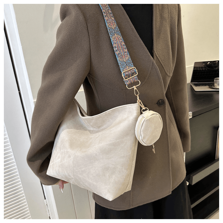 Sac Épaule Vintage à Grande Capacité - Droxev