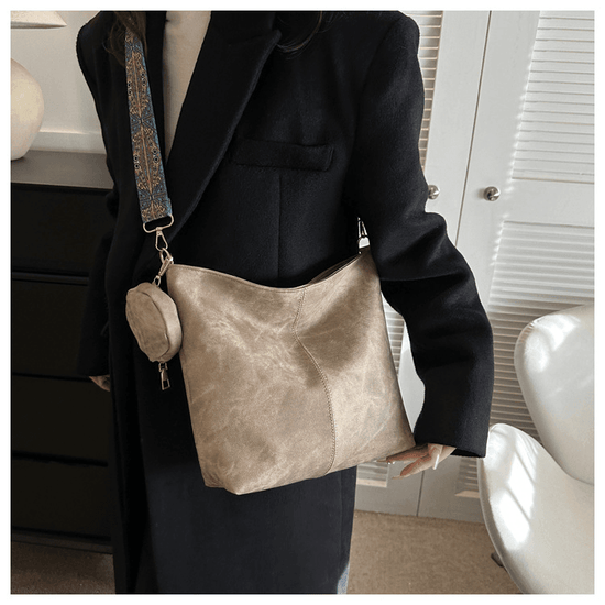 Sac Épaule Vintage à Grande Capacité - Droxev