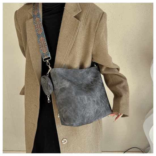 Sac Épaule Vintage à Grande Capacité - Droxev