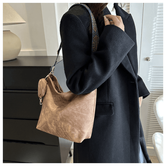 Sac Épaule Vintage à Grande Capacité - Droxev