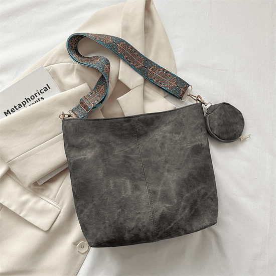 Sac Épaule Vintage à Grande Capacité - Droxev