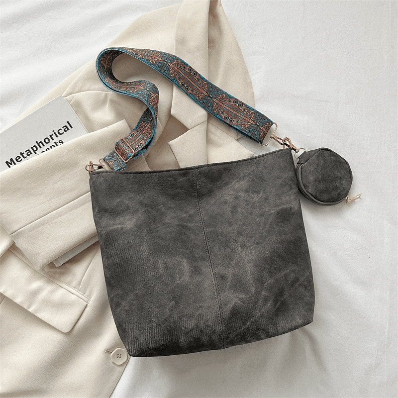 Sac Épaule Vintage à Grande Capacité - Droxev