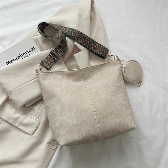Sac Épaule Vintage à Grande Capacité - Droxev