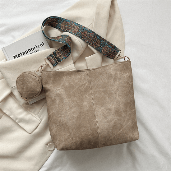 Sac Épaule Vintage à Grande Capacité - Droxev