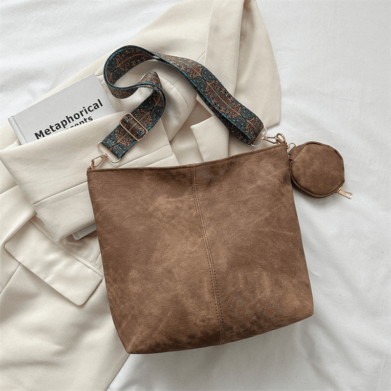 Sac Épaule Vintage à Grande Capacité - Droxev