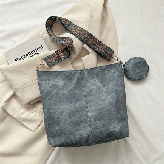 Sac Épaule Vintage à Grande Capacité - Droxev