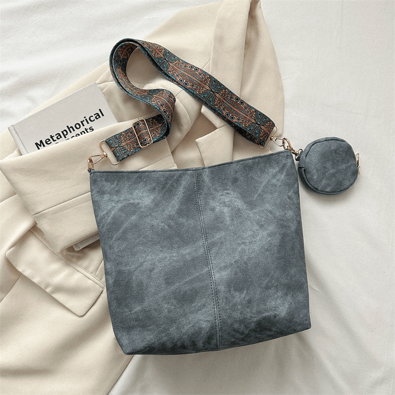 Sac Épaule Vintage à Grande Capacité - Droxev