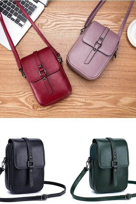 Sac diagonal en cuir - Droxev