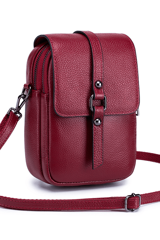 Sac diagonal en cuir - Droxev