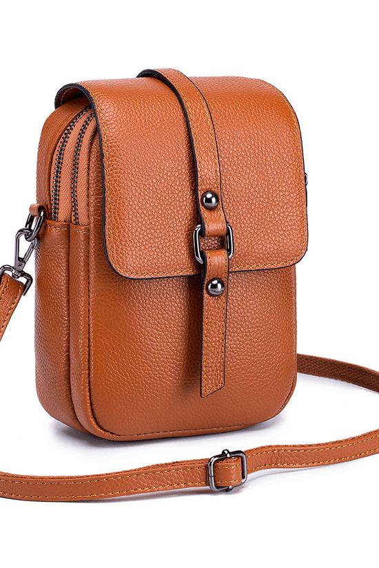 Sac diagonal en cuir - Droxev