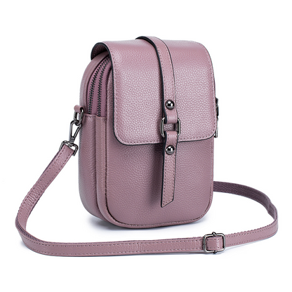 Sac diagonal en cuir