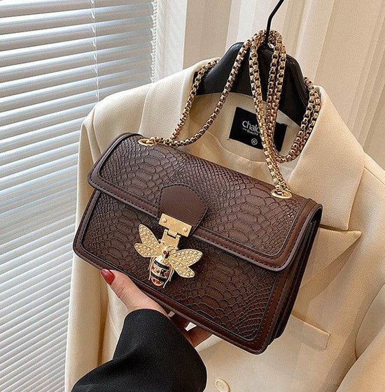 Sac messager tendance avec chaîne - Droxev