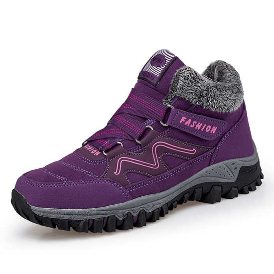 Chaussures Baskets Orthopédiques Raquettes à Neige en Fourrure Chaude