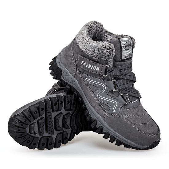 Chaussures Baskets Orthopédiques Raquettes à Neige en Fourrure Chaude