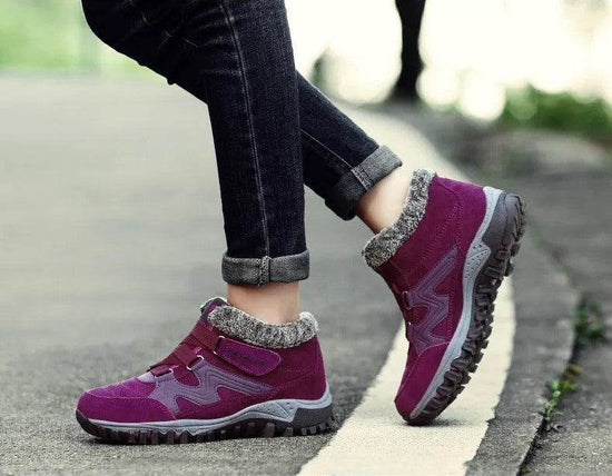 Chaussures Baskets Orthopédiques Raquettes à Neige en Fourrure Chaude