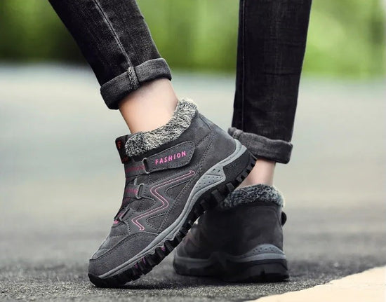 Chaussures Baskets Orthopédiques Raquettes à Neige en Fourrure Chaude
