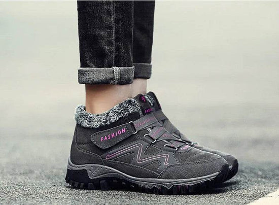 Chaussures Baskets Orthopédiques Raquettes à Neige en Fourrure Chaude
