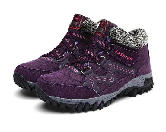 Chaussures Baskets Orthopédiques Raquettes à Neige en Fourrure Chaude