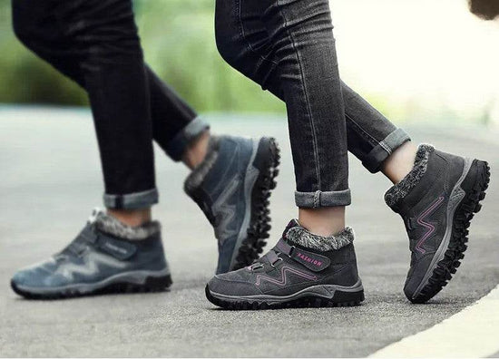 Chaussures Baskets Orthopédiques Raquettes à Neige en Fourrure Chaude