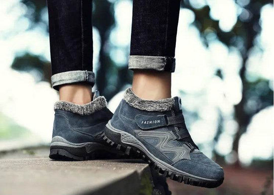 Chaussures Baskets Orthopédiques Raquettes à Neige en Fourrure Chaude