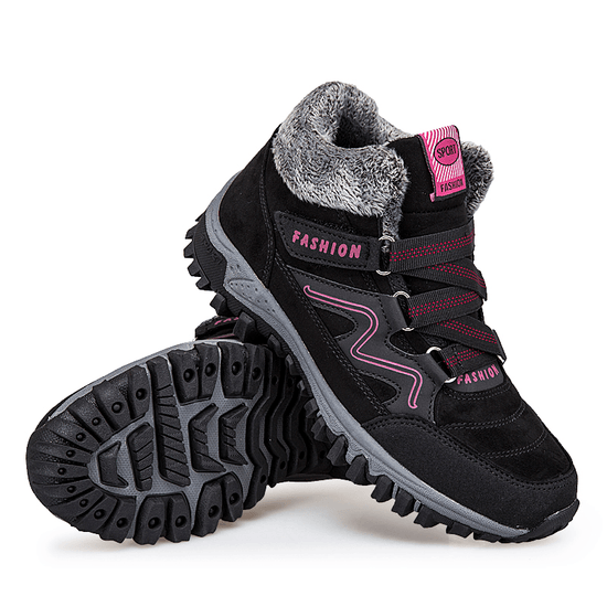 Chaussures Baskets Orthopédiques Raquettes à Neige en Fourrure Chaude