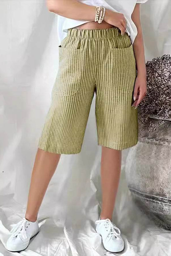 Pantalon de plage décontracté à cordon de serrage et poches en seersucker pour homme Cross-Border - Droxev