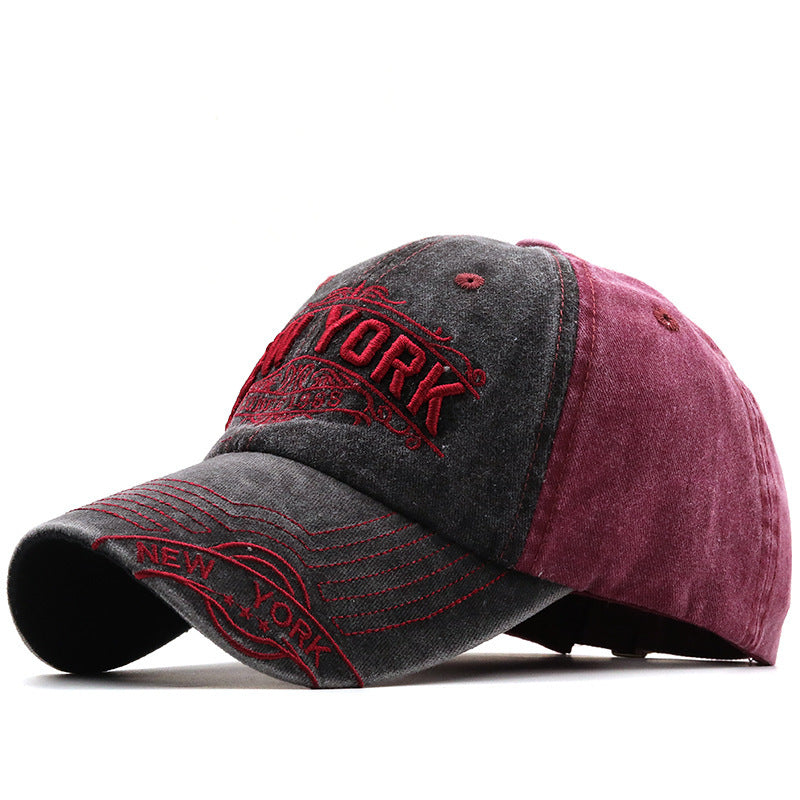 Casquette Baseball  – Broderie Grande Lettre & Look Délavé