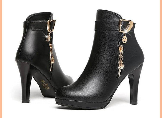 Bottes en Cuir d'Automne