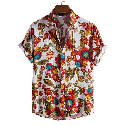 T-shirt à manches courtes en chanvre de bambou pour homme