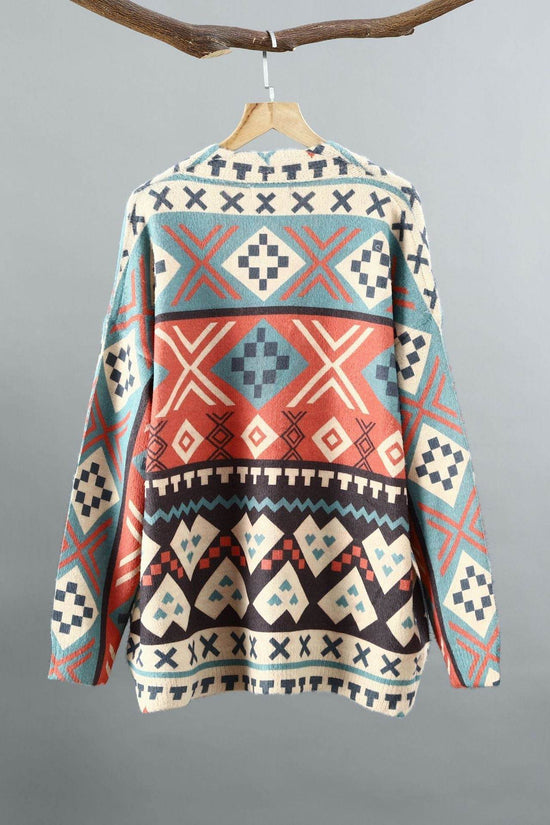 Cardigan à col en V Vêtements d'extérieur pour femmes - Droxev