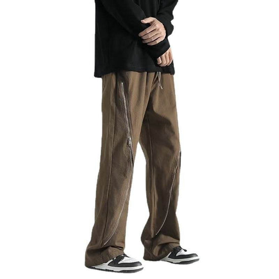 Machine de grande rue pouvant fonctionner Vêtements Pantalons Marque de mode pour hommes Fermeture éclair - Droxev