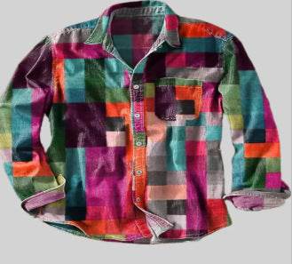 Chemise décontractée d'été imprimée en 3D pour homme - Droxev