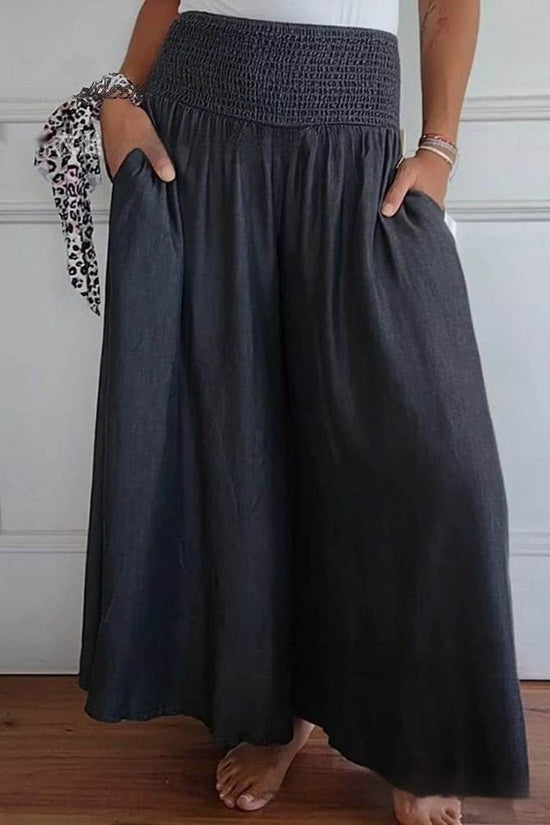 Pantalon en jean à poches pour femme - Droxev