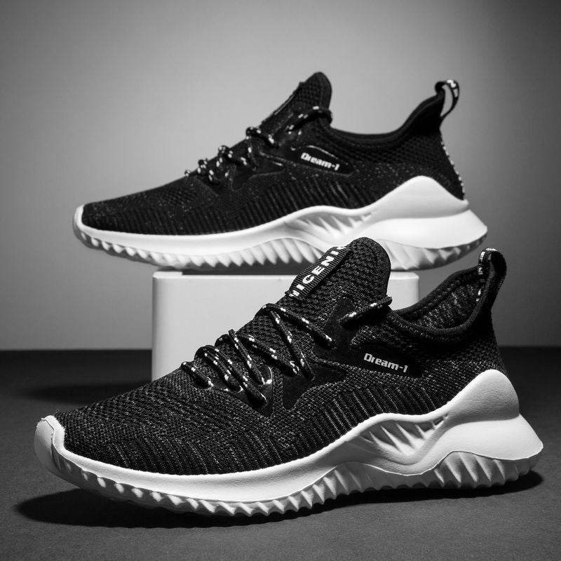 Chaussures pour hommes, chaussures décontractées tissées volantes - Droxev